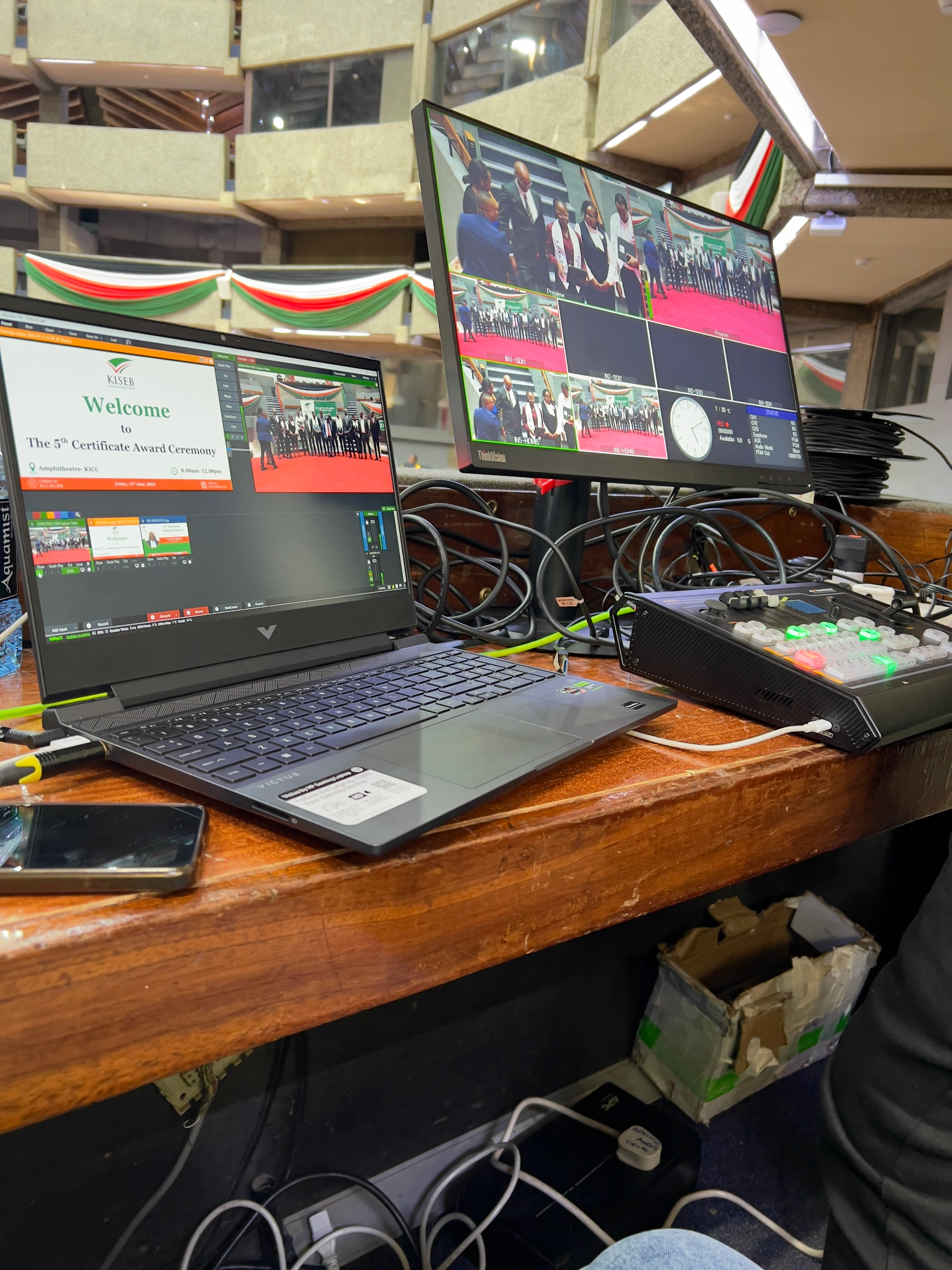 Live streaming event coverage